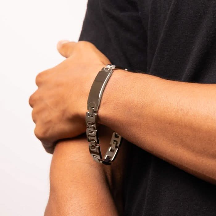 Fred Bennett Steel Section Id Bracelet B5117