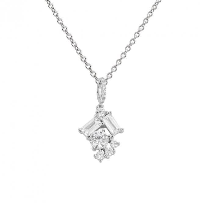 Baguette Scatter Zirconia Pendant P5111