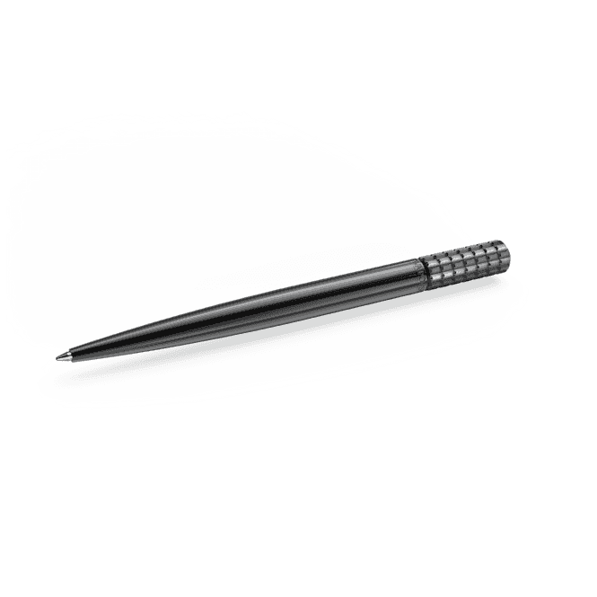 Ballpoint Silver Tone Black Lacquered Pen 5637773