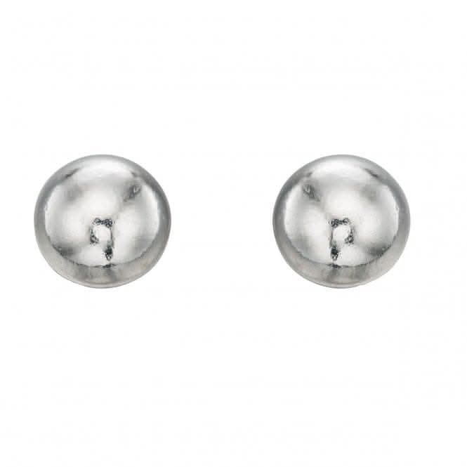 Beginnings Sterling Silver A017 Plain Ball Stud EarringsBeginningsA017