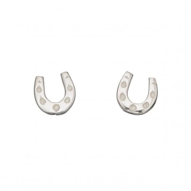 Beginnings Sterling Silver A951 Small Horseshoe Stud Earrings