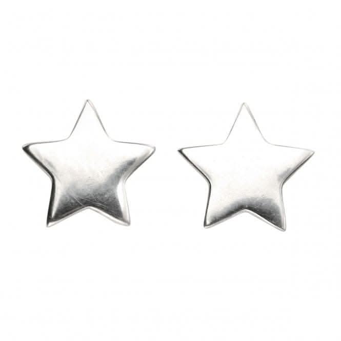 Beginnings Sterling Silver A963 Star Stud Earrings