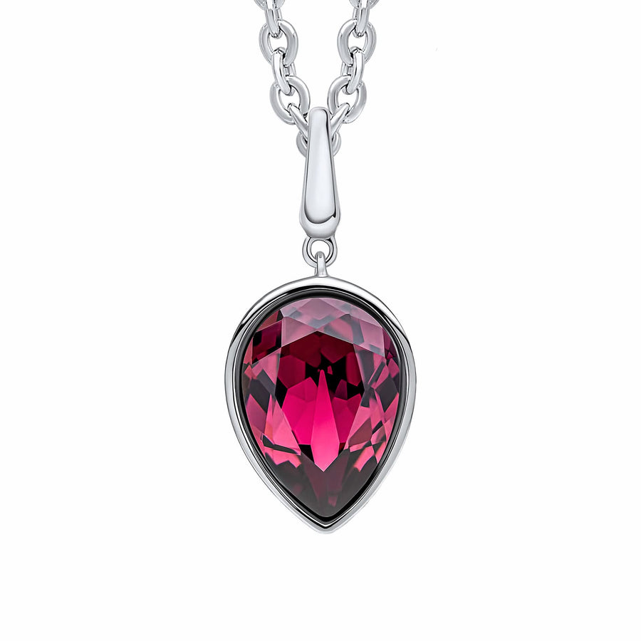 Beginnings Sterling Silver Amethyst Crystal Amethyst Pendant P5459M