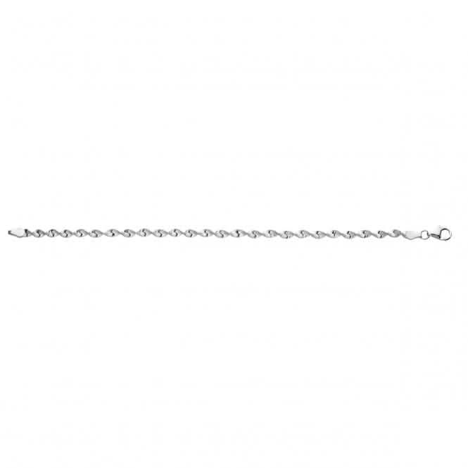 Beginnings Sterling Silver B3022 Twisted 19cm BraceletBeginningsB3022