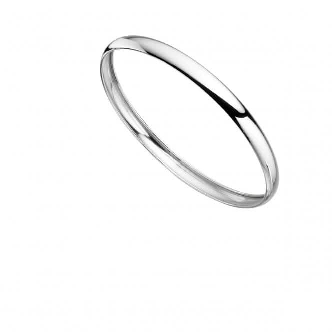 Beginnings Sterling Silver Plain Bangle B4027