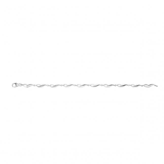 Beginnings Sterling Silver B4029 Twist 19cm BraceletBeginningsB4029
