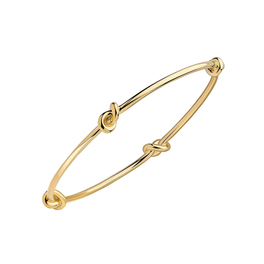 Beginnings Sterling Silver Gold Plated Love Knot Bracelet B5538