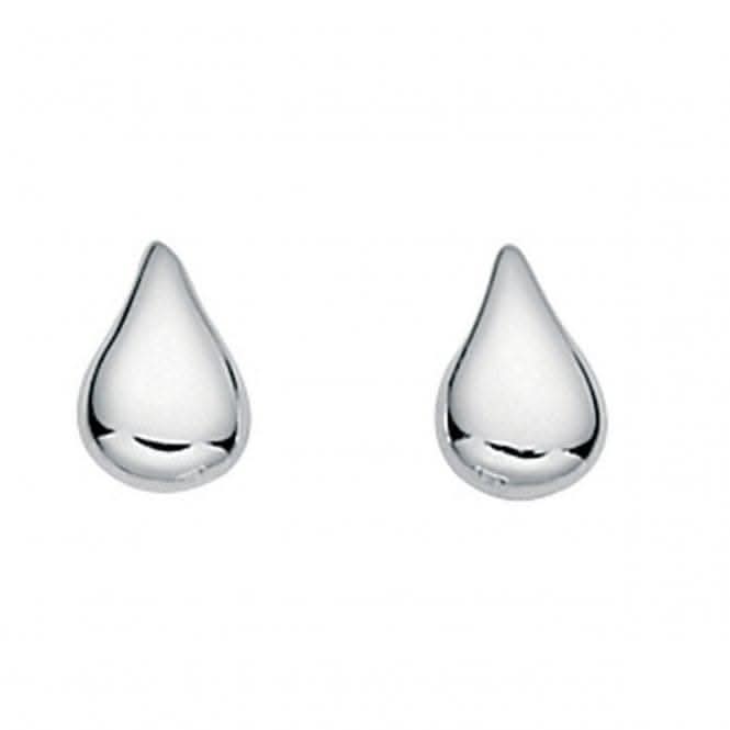 Beginnings Sterling Silver E3222 Small Teardrop Stud Earrings