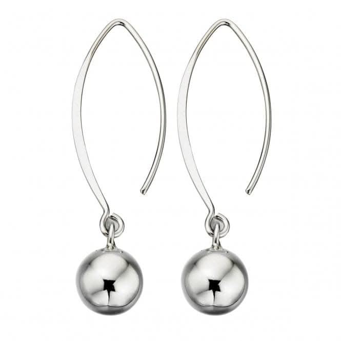 Beginnings Sterling Silver E4630 Ball Drop Hook EarringsBeginningsE4630