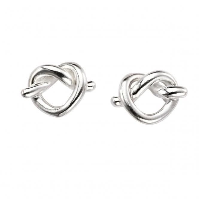 Beginnings Sterling Silver E5399 Pretzel Stud Earrings