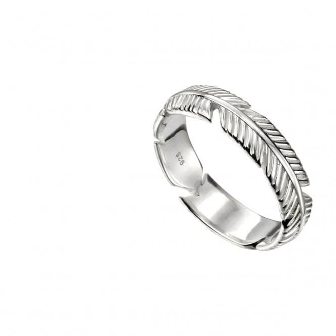 Beginnings  Sterling Silver Feather Band Ring R3709