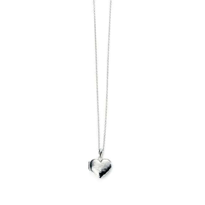 Beginnings Sterling Silver Heart Locket Necklace N3924
