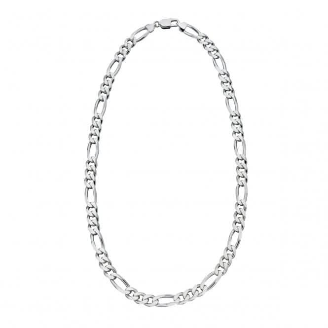 Beginnings Sterling Silver Heavyweight Figaro 51cm Necklaces N4272