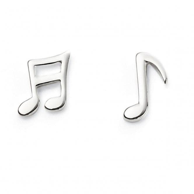 Beginnings Sterling Silver Music Notes Earrings A2027
