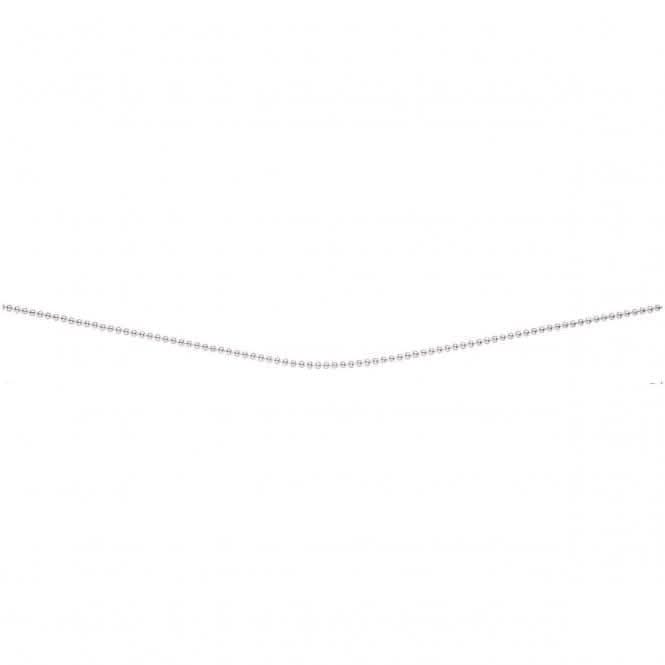 Beginnings Sterling Silver N101 2mm Ball 51cm Chain