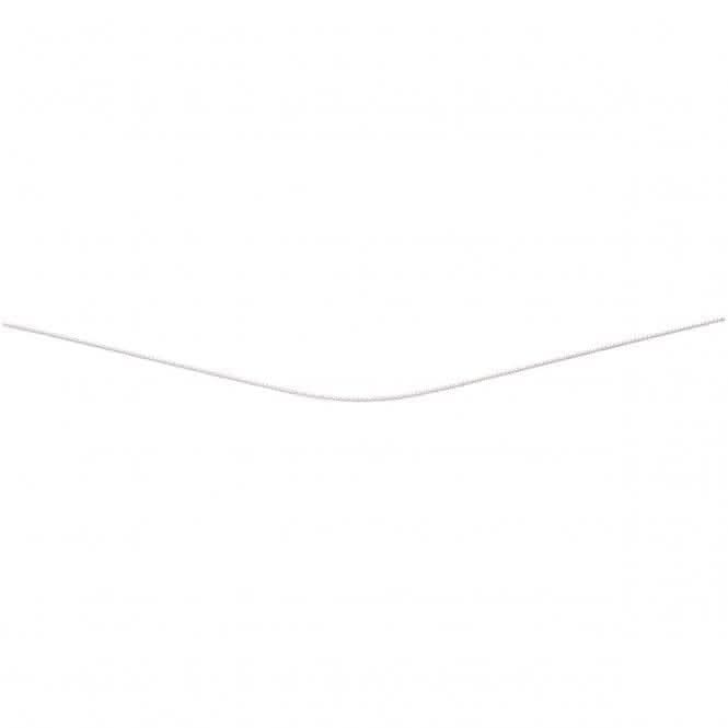 Beginnings Sterling Silver N225 022 Mirror Box 46cm Chain