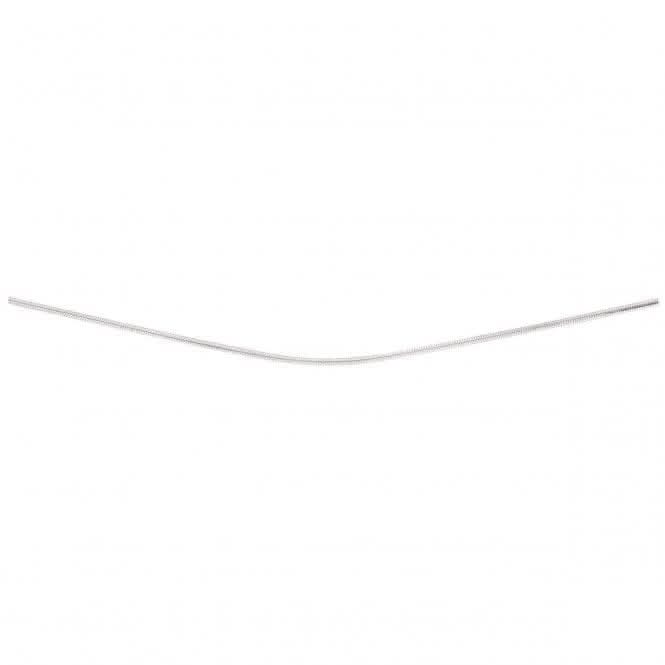 Beginnings Sterling Silver N243 060 Snake 41cm Chain