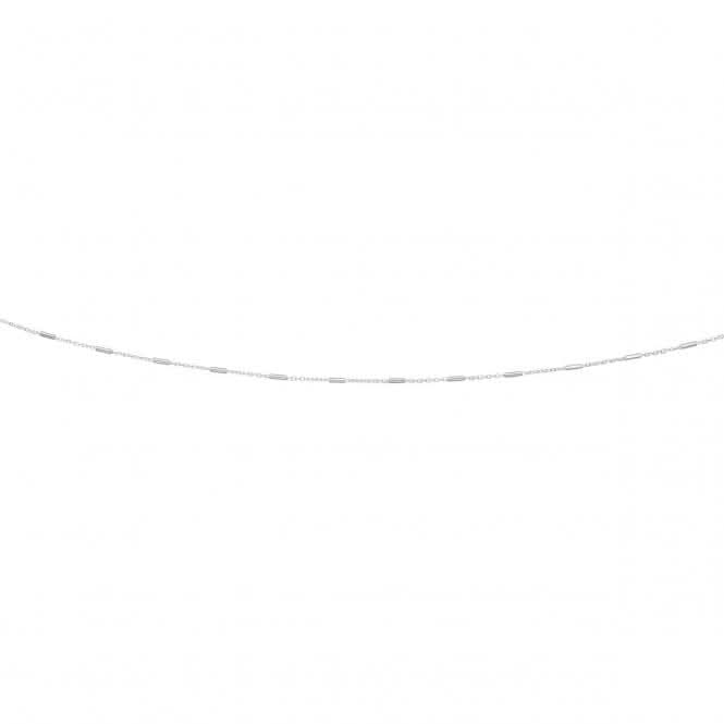 Beginnings Sterling Silver N3183 Oval Trace 46cm Chain