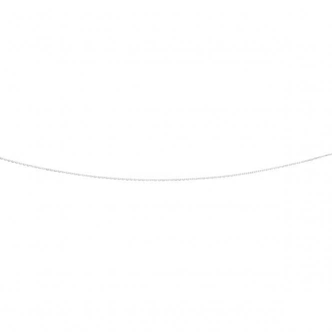 Beginnings Sterling Silver N3187 Diamond Cut Oval 51cm Chain