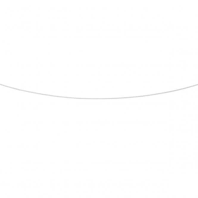 Beginnings Sterling Silver N3389 Diamond Cut Curb 41+5cm Chain