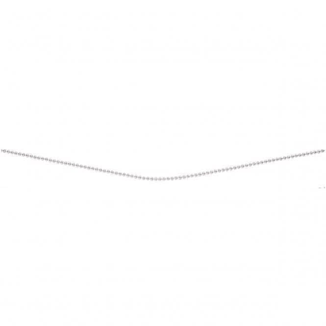 Beginnings Sterling Silver N346 2mm Ball 41cm Chain