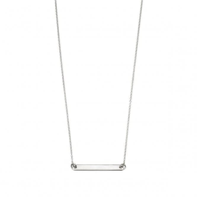 Beginnings Sterling Silver Id Bar 42+5cm Necklace N4044