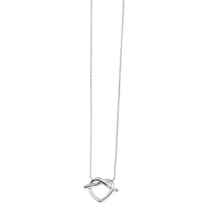 Beginnings Sterling Silver N4109 Pretzel Necklace