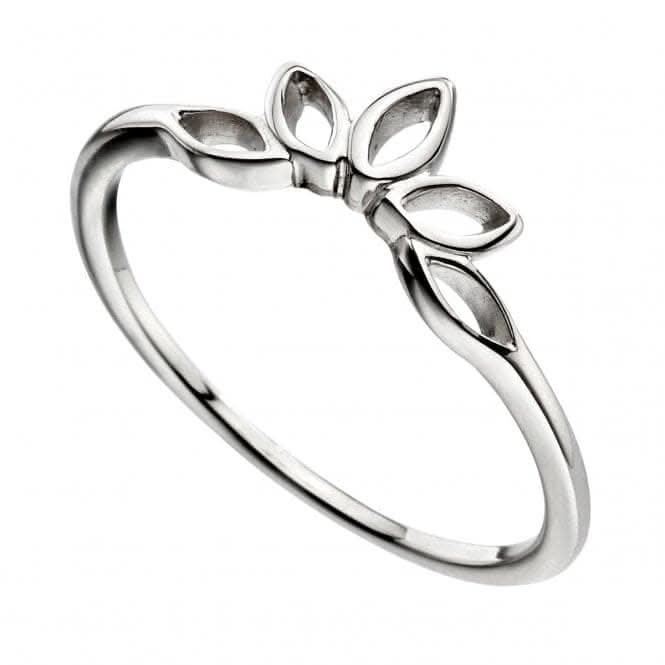 Beginnings  Sterling Silver Open Marquise Stacker Ring R3599