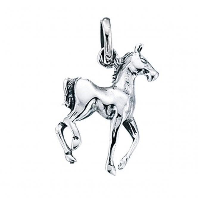 Beginnings Sterling Silver P2232 Prancing Horse Pendant