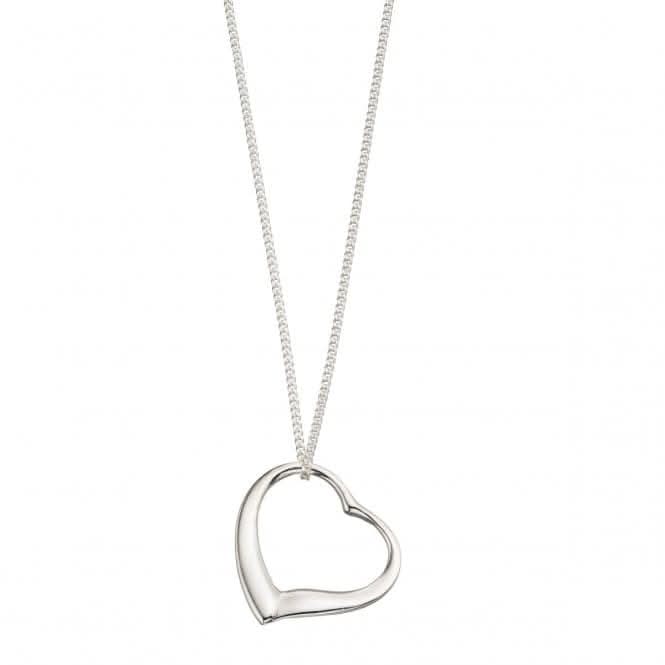 Beginnings Sterling Silver P354 Slip On Heart + 46cm Chain