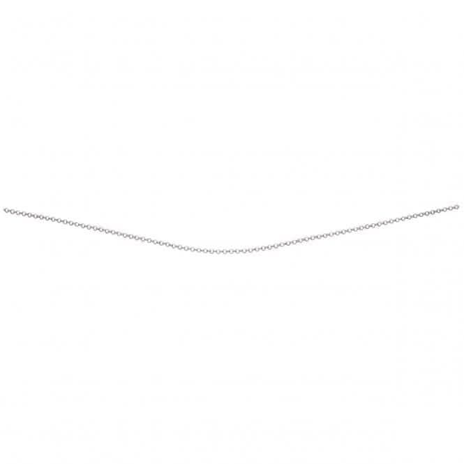 Beginnings Sterling Silver Rhodium Plated Belcher Rolo Chain Chain N3813BeginningsN3813