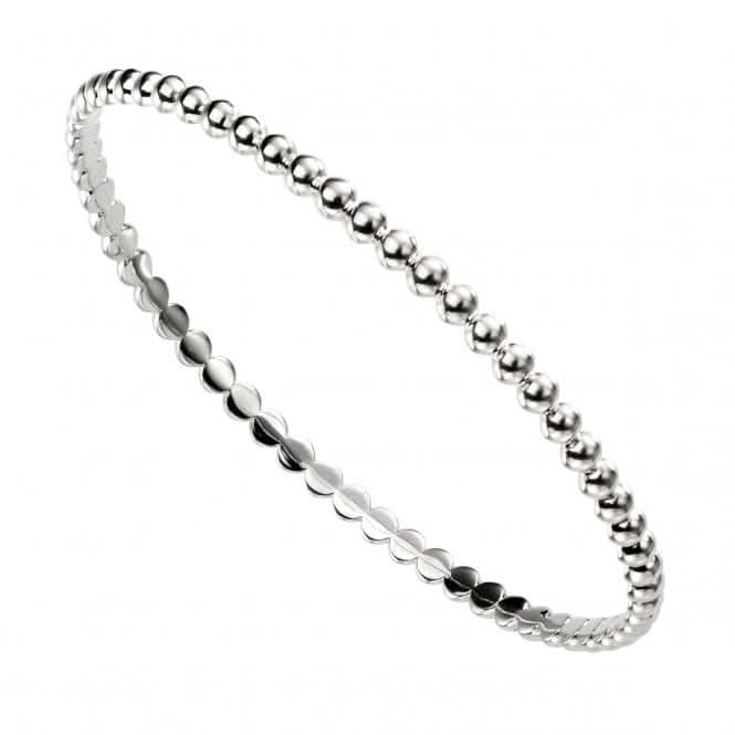 Beginnings Sterling Silver Round Ball Bangle B5070