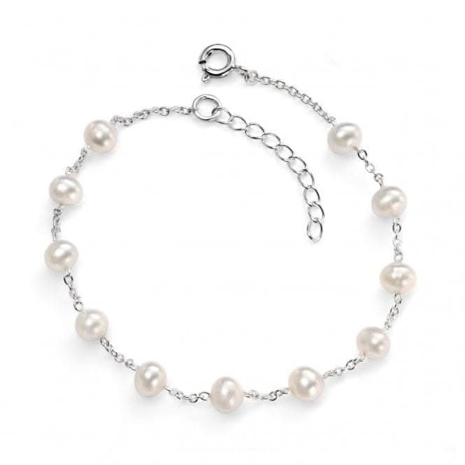Beginnings Sterling Silver White 19+3cm Bracelet B4299W