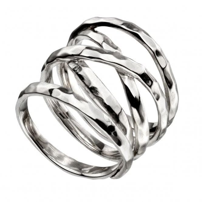 Beginnings  Sterling Silver Wide Wrap Ring R3607
