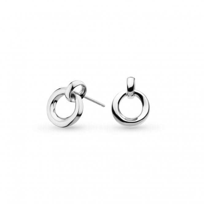 Bevel Cirque Link Stud Earrings 4172RP