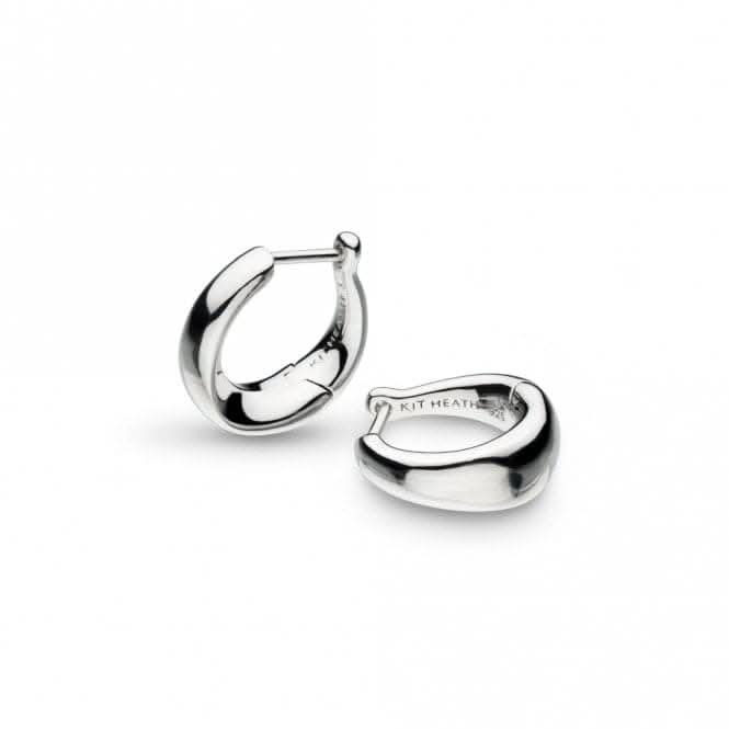 Bevel Cirque RP Small Hinged Huggie Hoop Earrings 6175RP