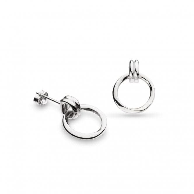 Bevel Unity Drop Stud Earrings 41172RP