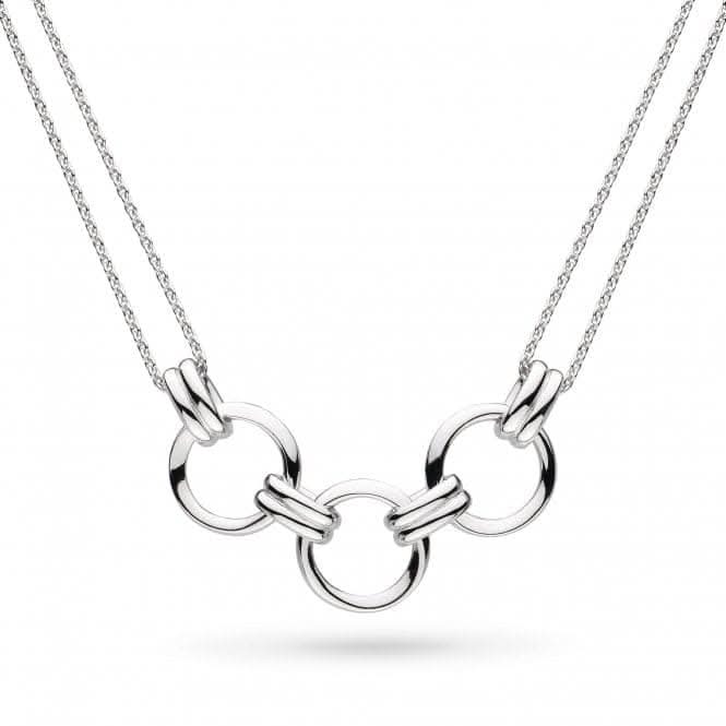Bevel Unity Twin Chain Necklace 91173RP