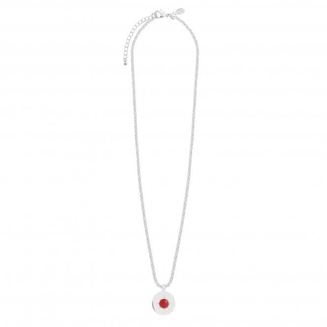 Birthstone a little January Garnet Necklace 4654