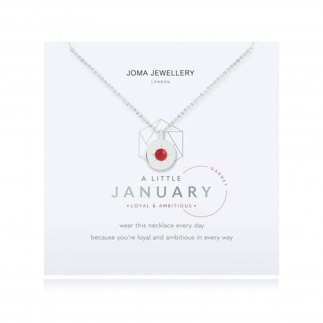 Birthstone a little January Garnet Necklace 4654