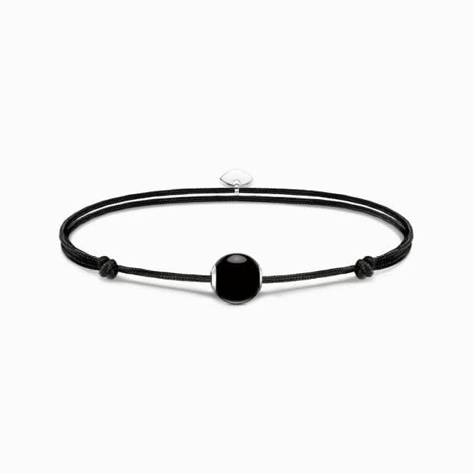 Black Nylon Obsidian Bracelet A2102 - 172 - 11Thomas Sabo Karma BeadsA2102 - 172 - 11