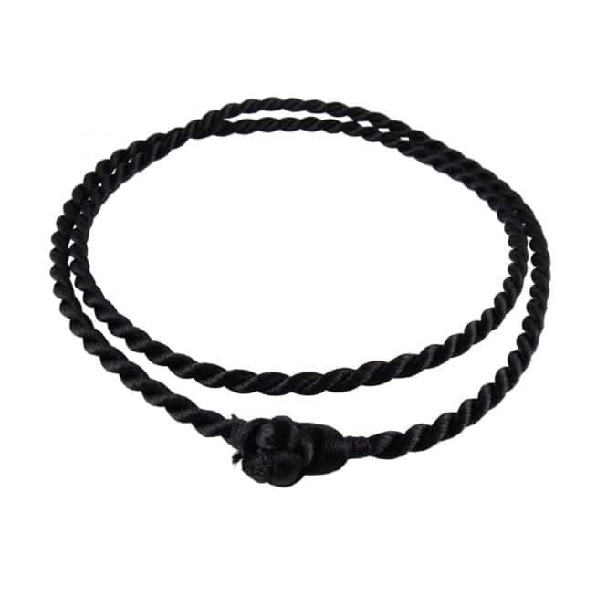 Black Rayon Cord 42cm Necklace RCBLKStorywheelsRCBLK