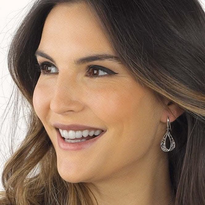 Blossom Flourish Loupe Drop Earrings 60013RP