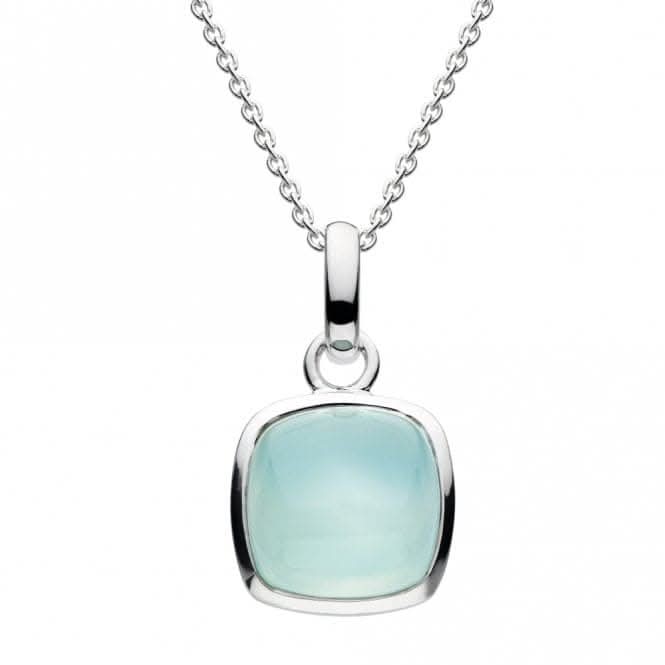 Blue Chalcedony Cushion Pendant 97824BLC