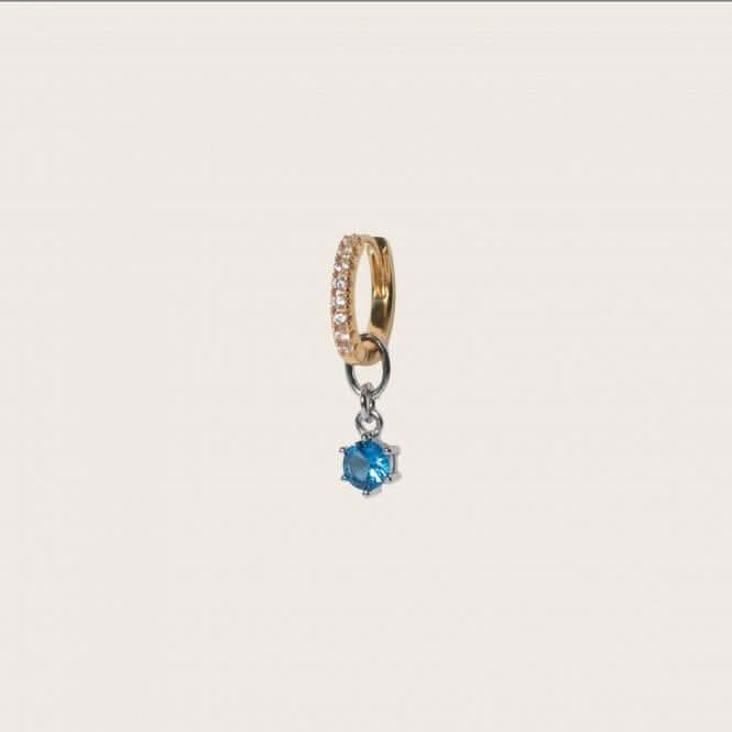 Blue Zirconia Circolo Uno Earring Charm SJ - CH2371 - BLCZSif JakobsSJ - CH2371 - BLCZ