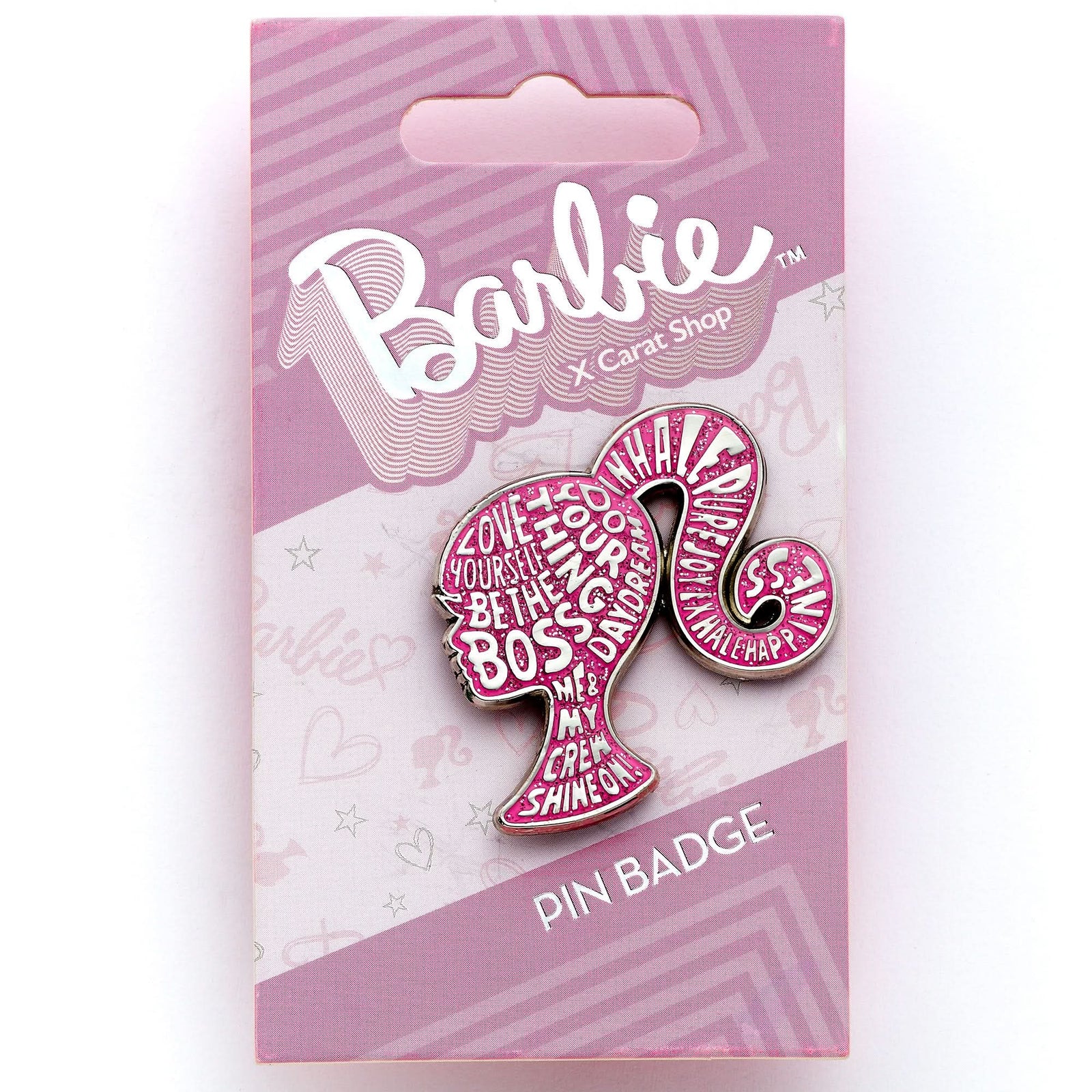 Barbie Sparkly Silhouette Enamel Pin Badge BMPB0002