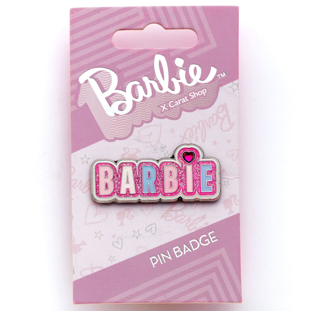 Barbie Sparkly Logo Pin Badge BMPB0004