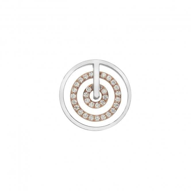 Brass Entro Coin Rose Gold Plated 25mm EC495