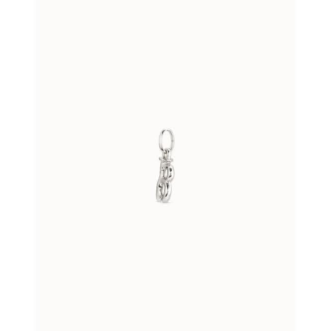 Gimme A Letter B Silver Metal Charm CHA0028MTL0000U