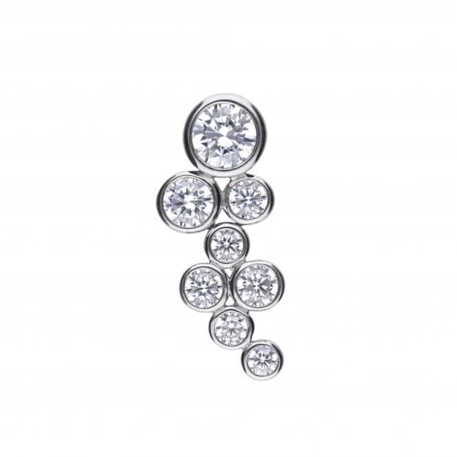 Bubble Cubic Zirconia Pendant P4782